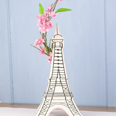 Eiffel Tower Stoneware Vase