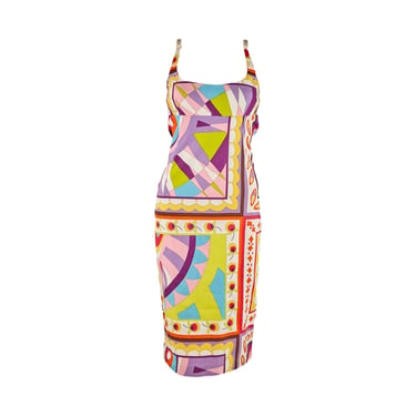 Dolce and Gabbana Multicolor Print Dress