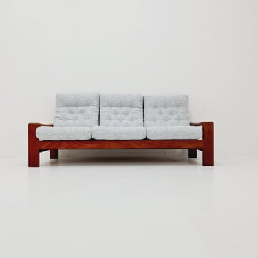 Mid Century teak 3-Seater Sofa by EMC Denmark 1960 