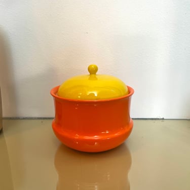 Vintage Italian Canister with Lid 