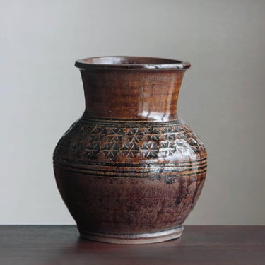 H17.5cm / Vase by Ichiro Kimura | Japanese Vase | Mashiko Pottery | Mingei 