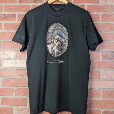 Vintage 90s Vatican Treasures Colorado History Museum ORIGINAL Art Tee - Large 