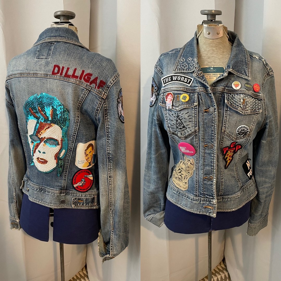 Punk jeans jacket best sale