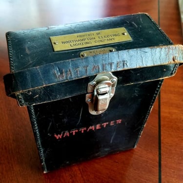 1930s Northampton Ma Electric Lightning Co GE Wattmeter