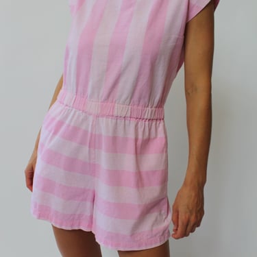 Beautiful Pink Striped Romper
