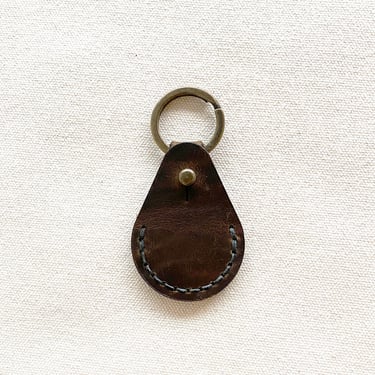 Leather Quarter Keychain