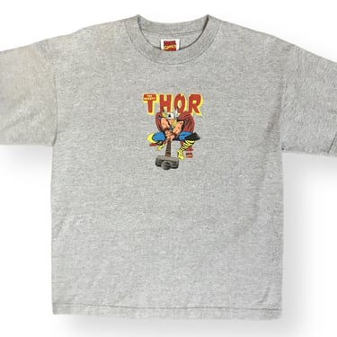 Vintage 2006 Marvel Comics The Mighty Thor Cartoon Graphic T-Shirt Size Medium 