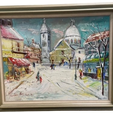 Theodora Kane Paris France Original Signed Oil Painting EK221-50