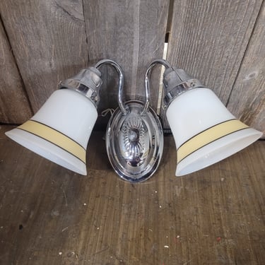 Contemporary Double Bulb Sconce 8"x12"