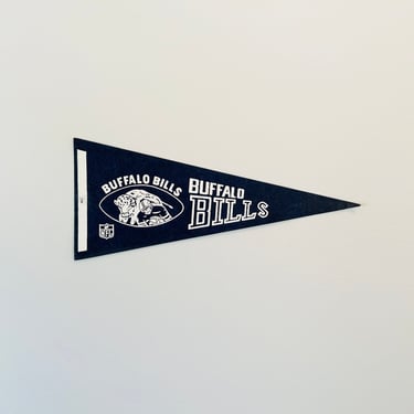 Vintage Small Buffalo Bills 12 Inch NFL Pennant 