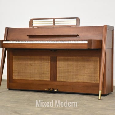 Baldwin Acrosonic Piano Walnut Mid Century Modern Piano 