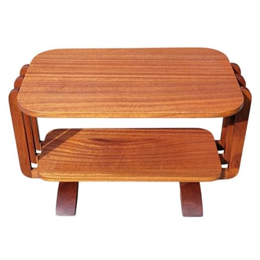 Streamline Mid Century Modern Teak Side End Table Gilbert Rhode Herman Miller? 