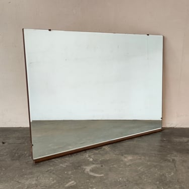 Mid Century1960s Minimal Horizontal Wall Mirror 