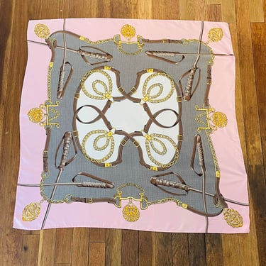 Saks Fifth Avenue Pink Equestrian Scarf