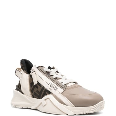 Fendi Women Fendi Flow Leather Sneakers