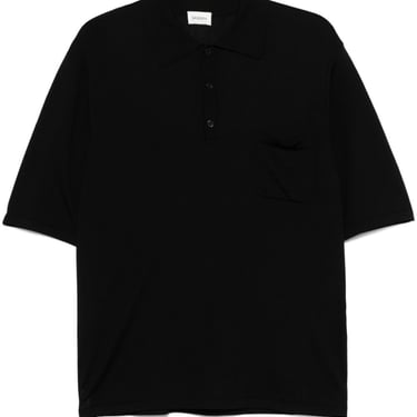 Saint Laurent Paris Men Polo Con Logo Ricamato