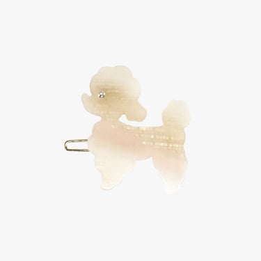 French Poodle Side Barrettes