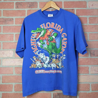 Vintage 90s 00s NCAA Fighting Florida Gators ORIGINAL Sports Tee - Large 