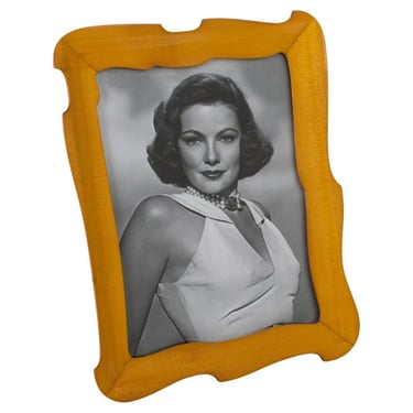 Italian Varnish Sycamore Wood Picture Frame, 1940s