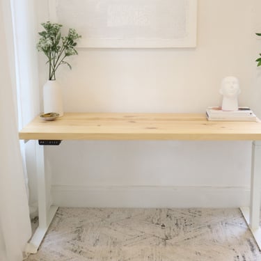 Umbuzo White Standing Desk 