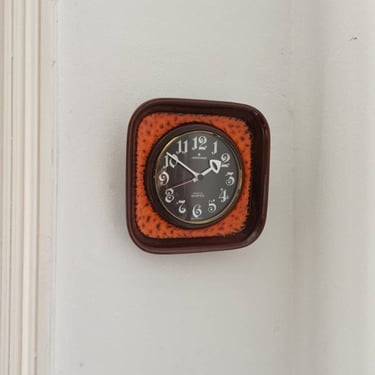 VINTAGE Wall clock from Junghans 60s 