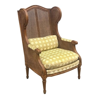 Vintage Louis XVI Cane Accent Chair 