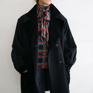 Rare 80s Yves Saint Laurent Wool and Cashmere Coat