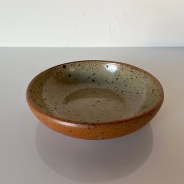 Mid-Century Modern Studio Crafted Ceramic Bowl, Signed 