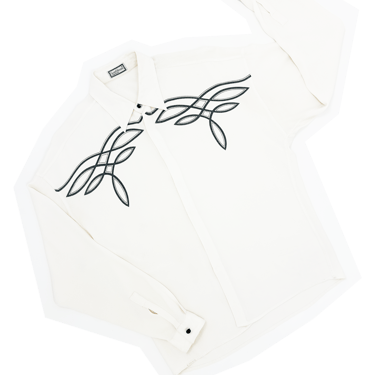 Gianni Versace 80s swirl print shirt