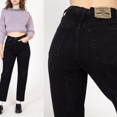 Medium 90s Jordache Black Denim High Waisted Jeans 28