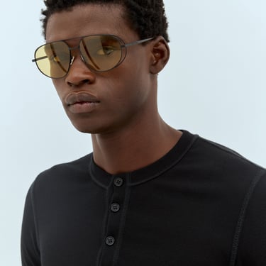 Bottega Veneta Men Classic Aviator Sunglasses