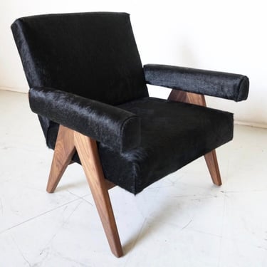 Custom Jeanneret Style Chair and Stool-Stephanie 