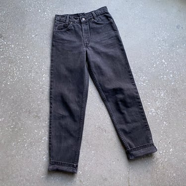 Vintage Black Levis 550s / Vintage Black Levis Jeans / Black Levis Jeans 28x31 / Vintage Faded Black Levis Jeans Small Medium 