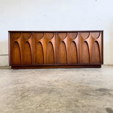 Brasilia Mid Century Console or Credenza by Broyhill 