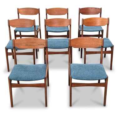 8 Teak Dining Chairs - 012360