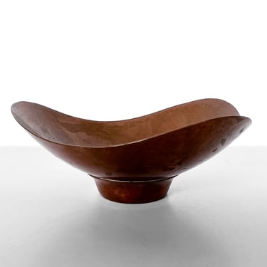 Modernist Copper Bowl by Ernst Dragsted 