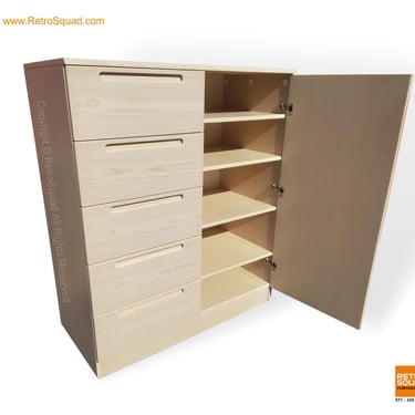Teak Danish Modern Bedroom Gentleman’s Chest Dresser By JESPER in Whitewashed Finish, Mid Century Modern MCM  571 330 0810 