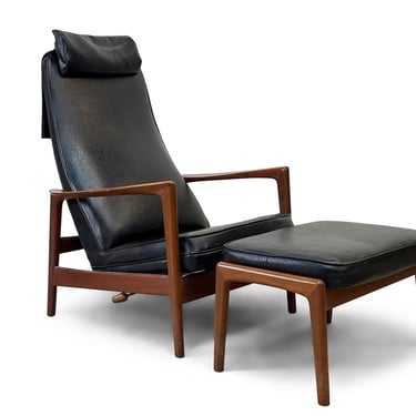 Folke Ohlsson for DUX Lounge Chair + Ottoman