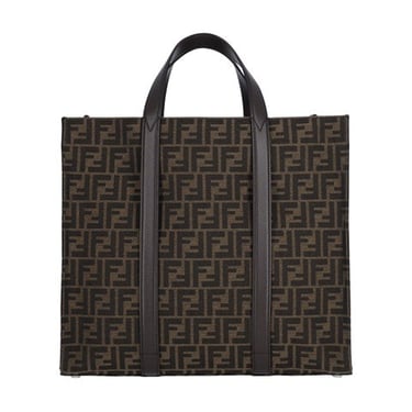 Fendi Men Ff’ Logo Tote Bag