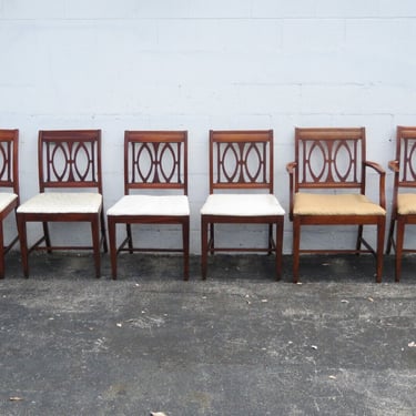 Duncan Phyfe Set of Six Dining Chairs 3438