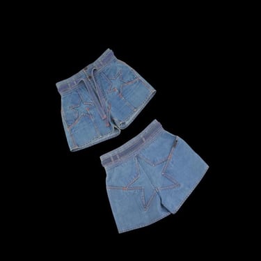 STAR 1970s N'est Ce Pas denim shorts 