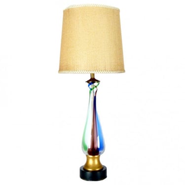 1950s Italian Glass Lamp