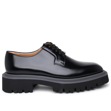 Salvatore Ferragamo Man Black Leather Flicker Loafers