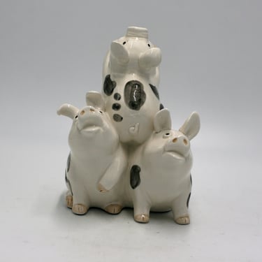 vintage Fitz and Floyd Omnibus Ceramic Pigs 