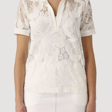 Max Mara Studio Polo Shirt Woman White