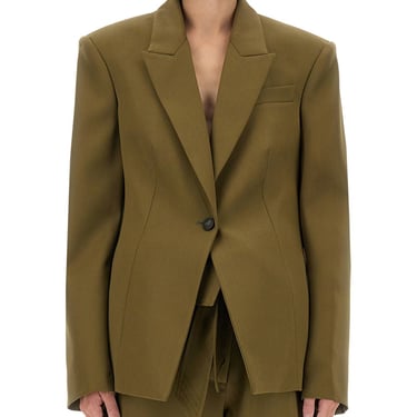 The Attico Women Gabardine Jacket