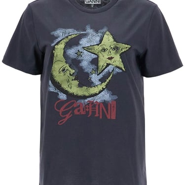 Ganni Moonlight Print T-Shirt Women