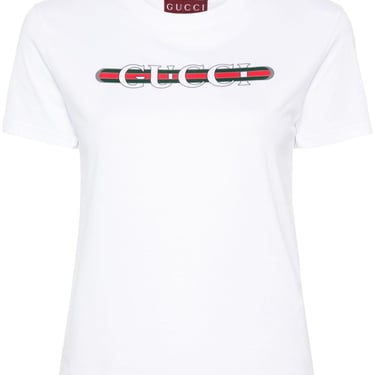 Gucci Women Logo Cotton T-Shirt