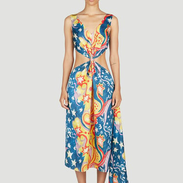 Marni X No Vacancy Women Galactic Paradise Midi Dress