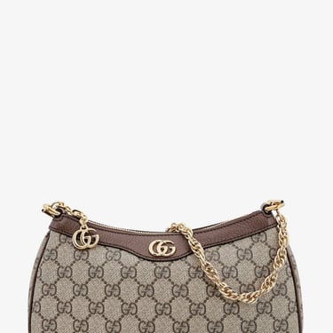 Gucci Woman Ophidia Woman Brown Shoulder Bags